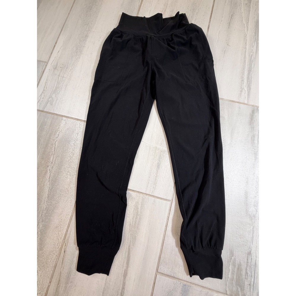 Athleta Salutation Jogger Black High Waisted Yoga Pants XS TP